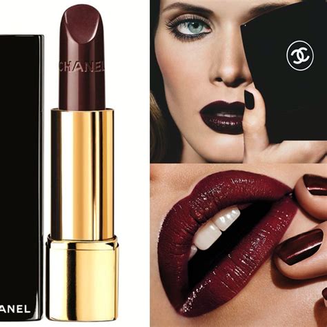 rouge noir chanel rouge a levre